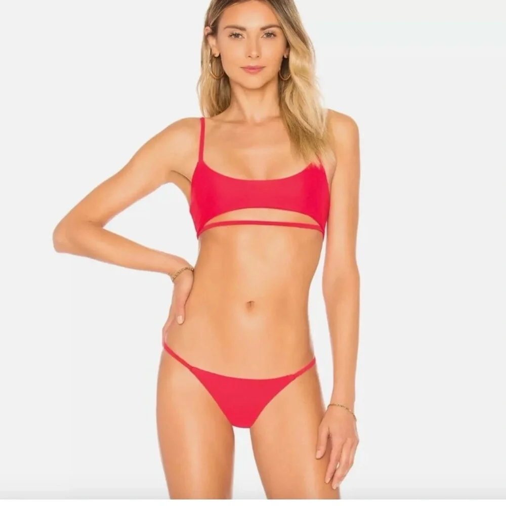 Lovers + Friends Bright Pink Bikini - Picture 5 of 7
